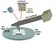 Typical atomic force microscopy set-up