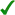 Green tick