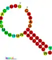 ;CRISPR-DR5: Secondary structure taken from the Rfam Archived 2021-10-17 at the Wayback Machine database. Family RF011318 Archived 2021-02-28 at the Wayback Machine.