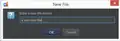 Specificy the filename