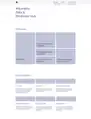 Alternative wireframe of the home page