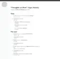 Design topic history