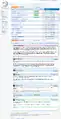 A full screen shot of a talk page in "flat" mode