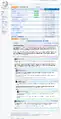 A full screen shot of a talk page with JavaScript disabled