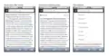 Pulldown action bar that loads list views within