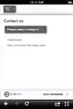 Contact us landing page after a comment is sent.