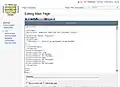 Screenshot of older version without WikiEditor
