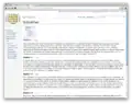 Screenshot of the Vector extension's placement and styling of section edit links