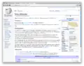 Screenshot of how Wikipedia currently displays section edit links
