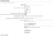 Special:EditSurvey is the editing interface for surveys