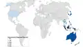 Improvement in Page Load Time (map with vega)