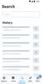 Variance C of Android Notification test displaying notification indicator over the more hamburger menu in the bottom right corner of the screen