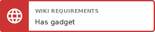What a wiki needs for this step
