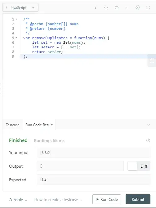 On Leetcode Page