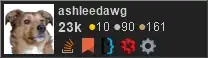 profile for ashleedawg on Stack Exchange