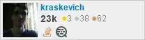 profile for kraskevich on Stack Exchange, a network of free, community-driven Q&A sites