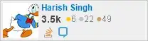 profile for Harish Singh on Stack Exchange, a network of free, community-driven Q&A sites