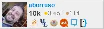 profile for aborruso on Stack Exchange, a network of free, community-driven Q&A sites