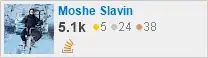 profile for Moshe Slavin on Stack Exchange, a network of free, community-driven Q&A sites