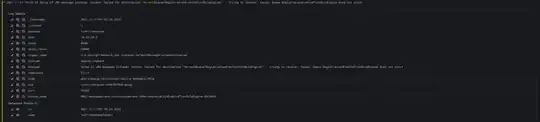 format message details view