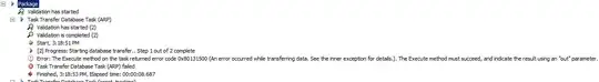 Error message