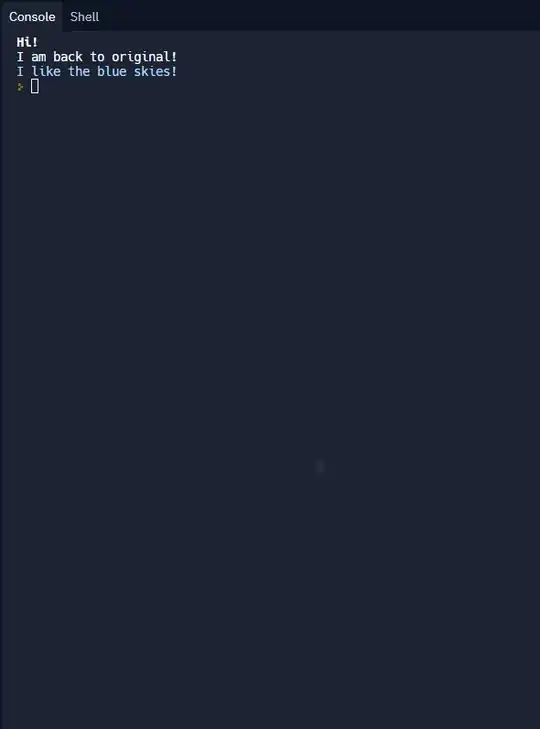 Code output