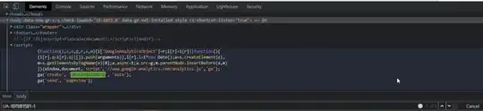 Tracking code in site's source