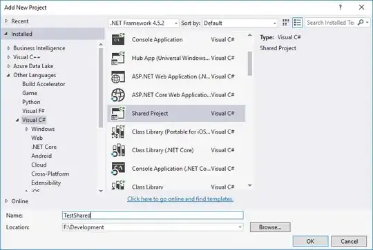 Add Shared Project