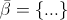 betaoverlined