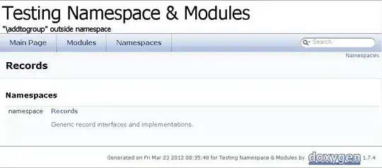 Records & Namespaces screen snapshot