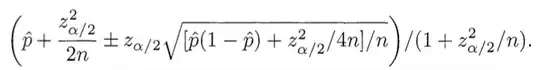 A plot of p of x