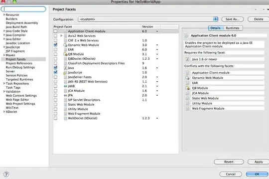 Update Project Facets