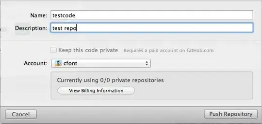 screenshot of interactive output