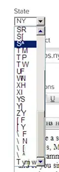 Console output