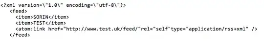 screenshot of HTML code