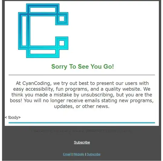 Email error