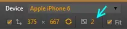 Tap on the letter avatar on the top right to change accounts