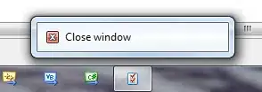 Result of specifying javaw.exe as a host application