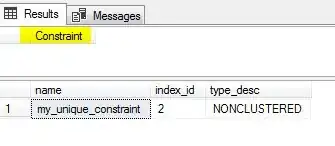screenshot of error