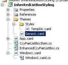 Modified example using <code>DataFrame</code> input
