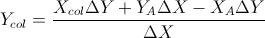 formula for y