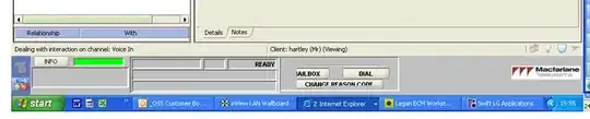 simulator screenshot for image pick from gallery or camera
