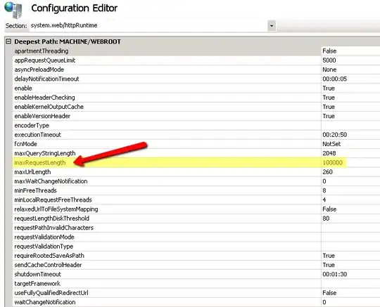 maxRequestLength