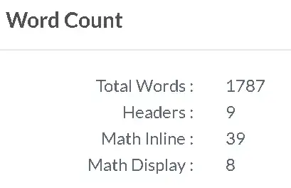 Desired output