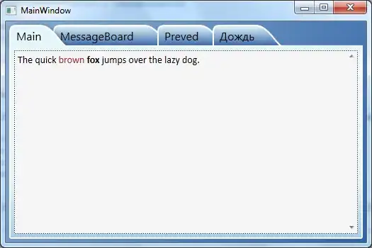 Error messages