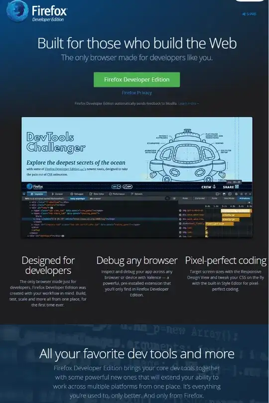 Response in console