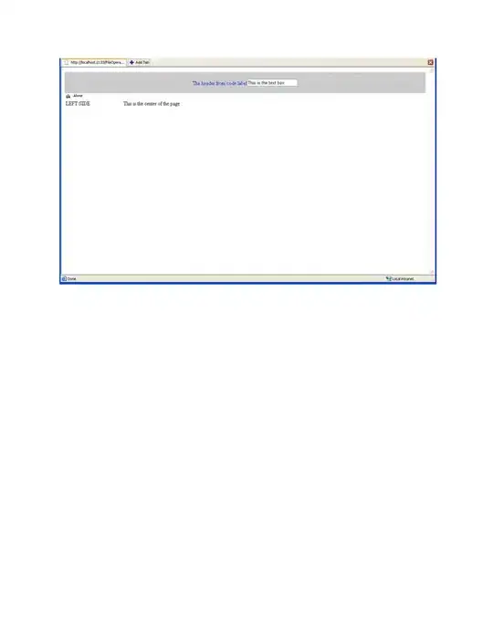 Example output
