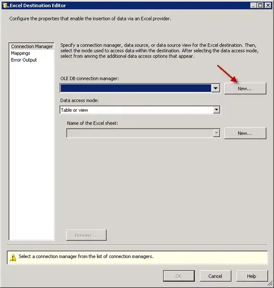 Screenshot of output directory