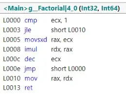 Assembly code