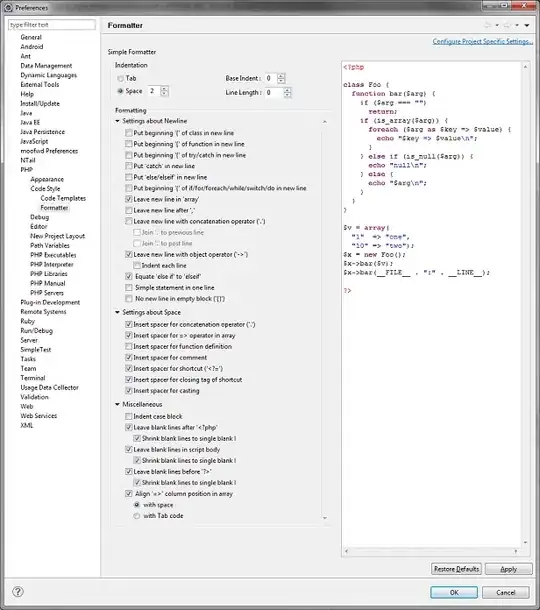 eclipse php code formatter